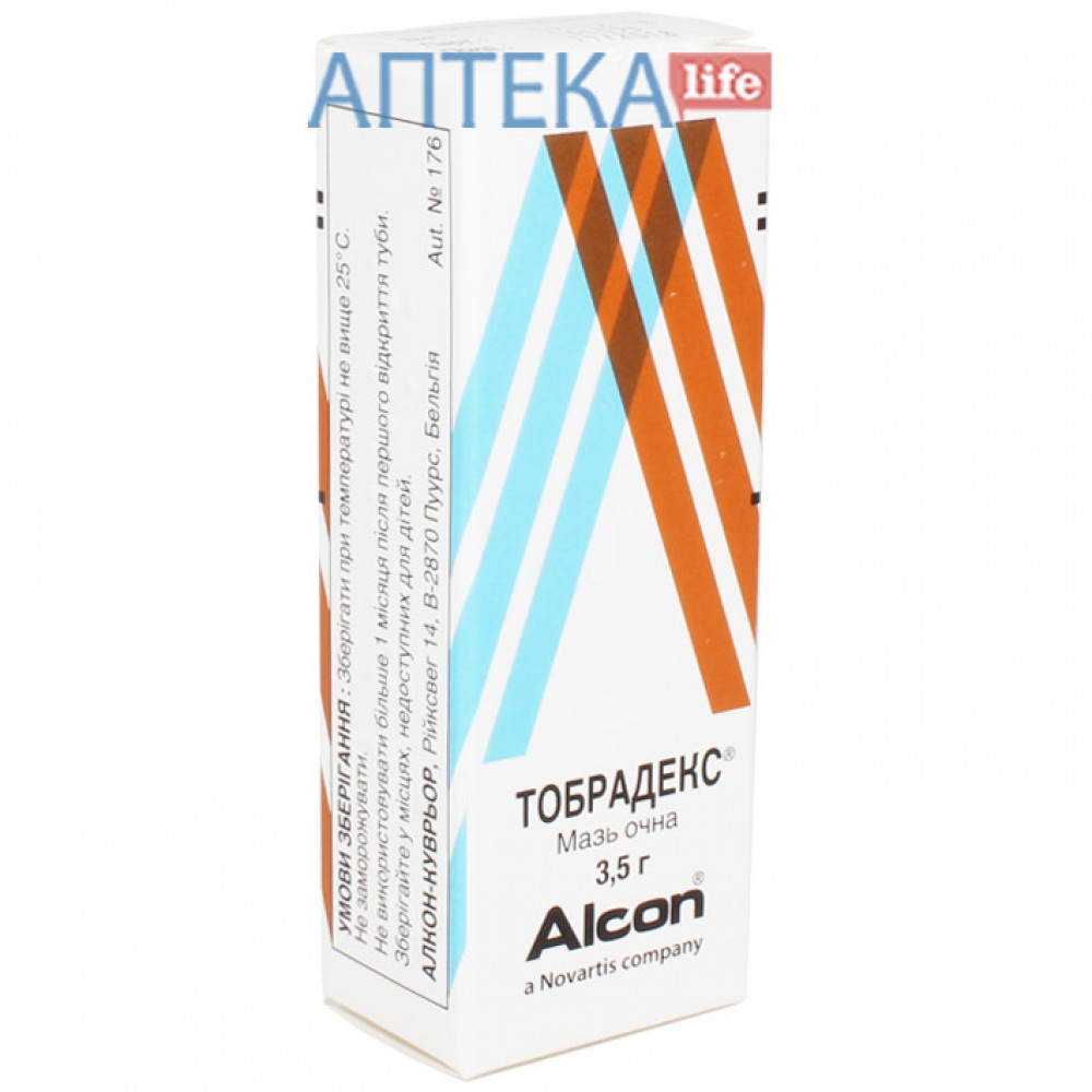 Тобрадекс мазь глаз.3.5г по доступной цене | Apteka.Life
